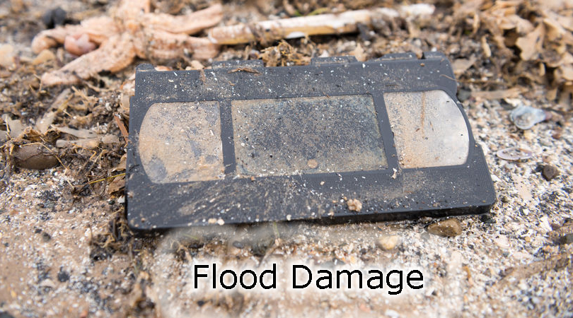Flood Damaged Tape Tape